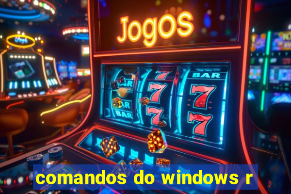 comandos do windows r